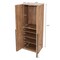 Manhattan Comfort Lee Module Wardrobe 1.0 & 3.0 Closet in Golden Brown, 2PK 2-WC0013-GB - alternate 2
